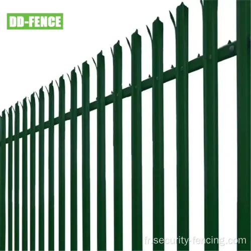 Galvanisé D Section Steel Pamet Palisade Fence Security